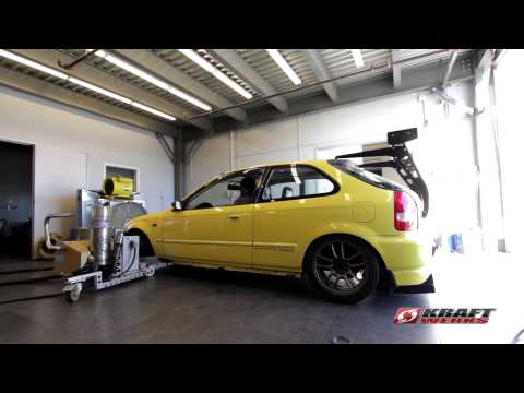 Kraftwerks D Series Race Supercharged EK Dyno Session