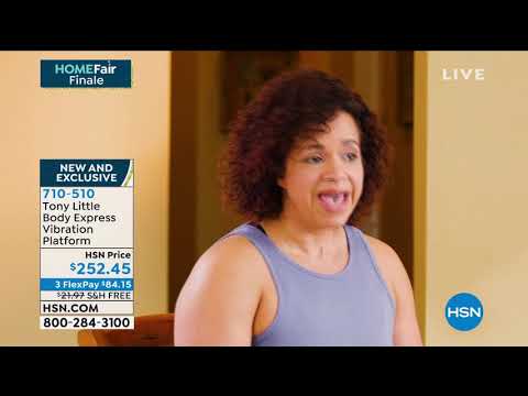 Tony Little Body Express Vibration Platform with 3 DVDs