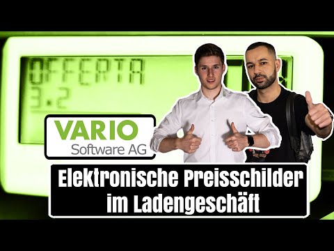 Omnichannel mit eCommerce ERP VARIO - Elektronische Preisschilder im Ladengeschäft l eCommerce