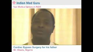 Mr. Olaolu, Nigeria patient video testimonial India