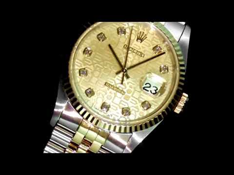 Men's 18k Yellow Gold/Stainless Steel Rolex Datejust Automatic Wristwatch