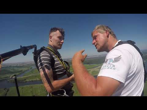 Skok z komina Dream Jump Szczecin 252m "Big Tower"