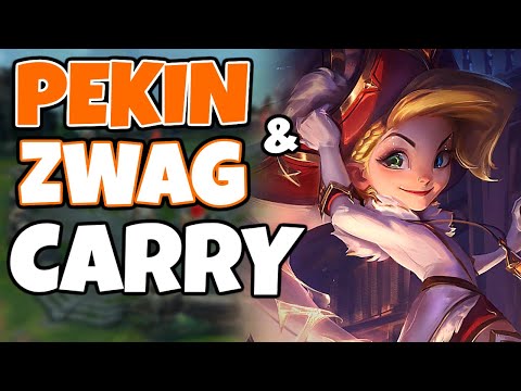 I randomly got Zwag on my team in Diamond, then we hard carried | Pekin Woof