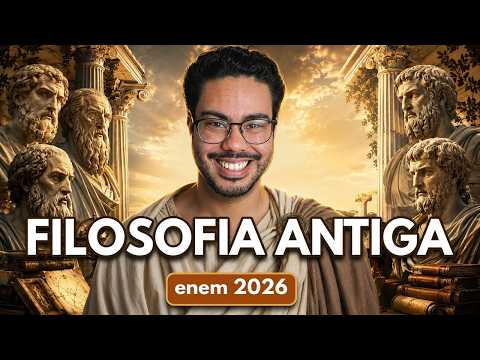 TUDO DE FILOSOFIA ANTIGA PARA O ENEM (Pré-socráticos,  Sócrates, Platão e Aristóteles)