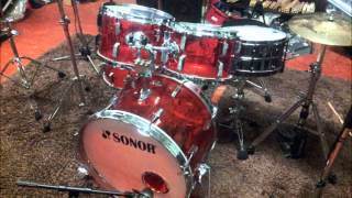 Sonor Acryl 1975 soundcheck