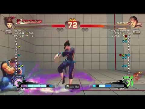 lutuna (Juri) vs RogueAlmond185 (Ryu) ranked USF4
