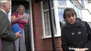 Esther Rantzen takes to the doorstep in Luton in her bid to get elected