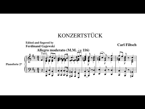Carl Filtsch – Konzertstück in B minor for Piano and Orchestra