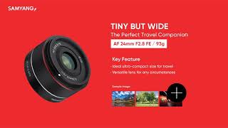 Video 1 of Product Samyang AF 24mm F2.8 FE Full-Frame Lens (2018)