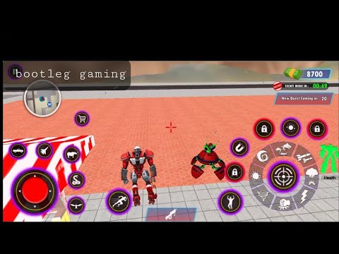 Police Eagle Robot Bike Games - Android Gameplay