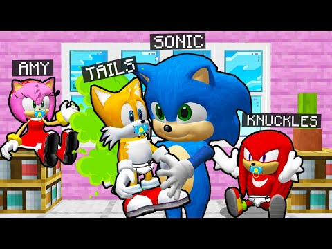 BEBEK SONİC BABA OLDU ⚠️ Minecraft