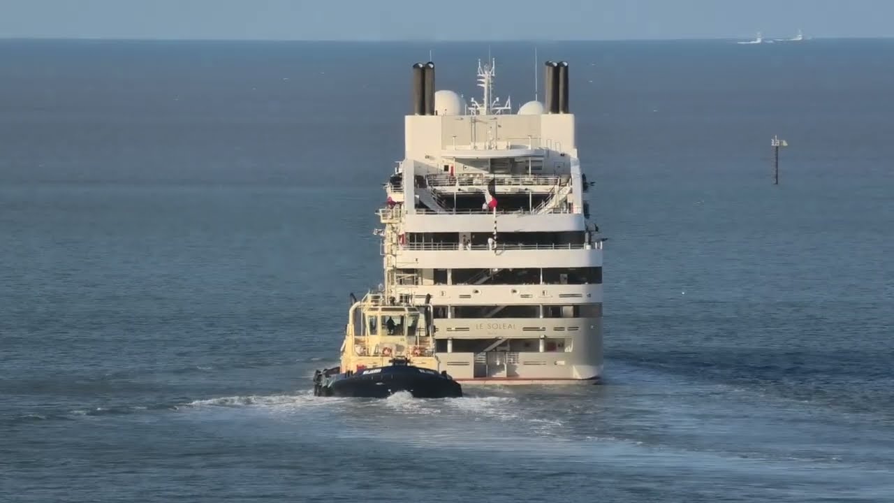 Le Soleal, Cruise Ship, Turning 180 Degrees Before Departing Cairns Harbour on 16 Nov 2024.