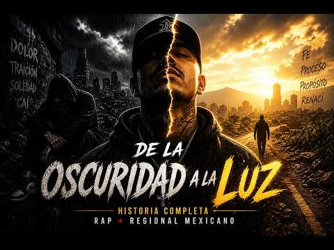 DE LA OSCURIDAD A LA LUZ 🔥 | Historia Completa (Rap + Regional Mexicano)