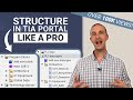 How To Structure Your PLC Program In TIA Portal Like A Pro Full Course Chapter In Depth Tutorial