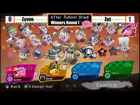 WR2: Zyvon (Parasol, Archer, Magolor) vs Zet (Bomb, Cutter)