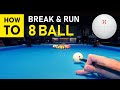 Pool Lesson | How To Break & Run 8 Ball Step by Step - GoPro