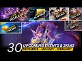 DECEMBER FEBRUARY UPCOMING SKINS EVENTS M7 Fanny Legend AOT RESALE DATE KOF Resale Date