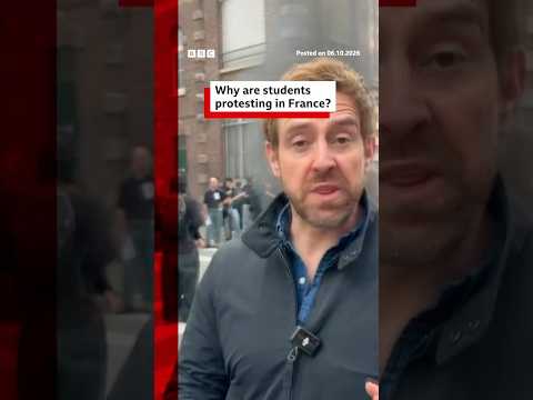 Why are students in France protesting? #France #BBCNews
