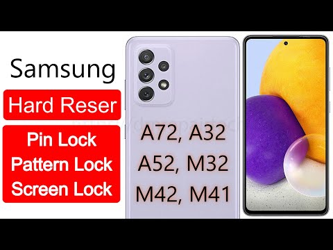 Samsung Galaxy A72/A52/A32/M32/M52 Hard reset/screen lock/Pin Lock/Pattern Lock remove 2023 - DM FRP