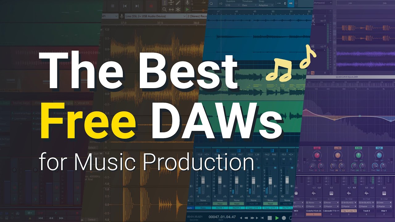 The BEST FREE DAWs For Music Production 2021