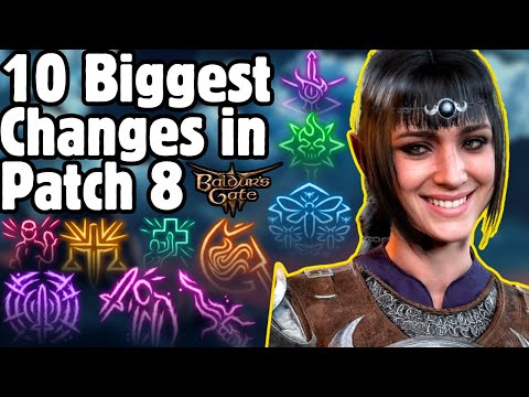 10 BIGGEST CHANGES in PATCH 8 Baldur's Gate 3