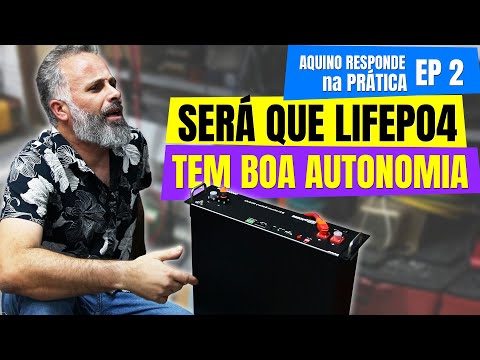 QUANTO dura BATERIA LifePO4 na Energia Solar Off Grid