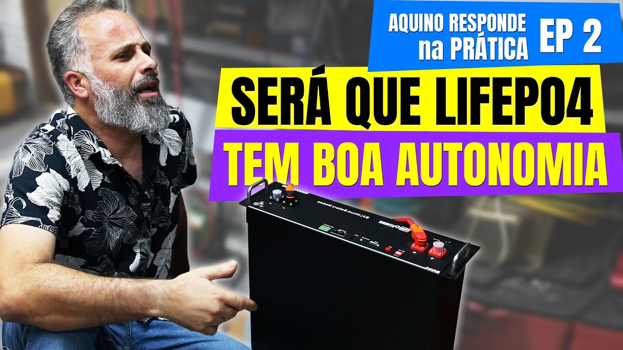 QUANTO Tempo dura uma BATERIA LifePO4 na Energia Solar Off Grid | Eduardo Aquino