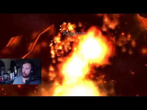 Asmongold finally kills Ragnaros MC warlock (wow classic raid)