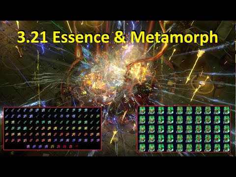 [3.21] Altar, Essence, & Metamorph Atlas Strategy - Alc & Go - 5-7 Divine per Hour