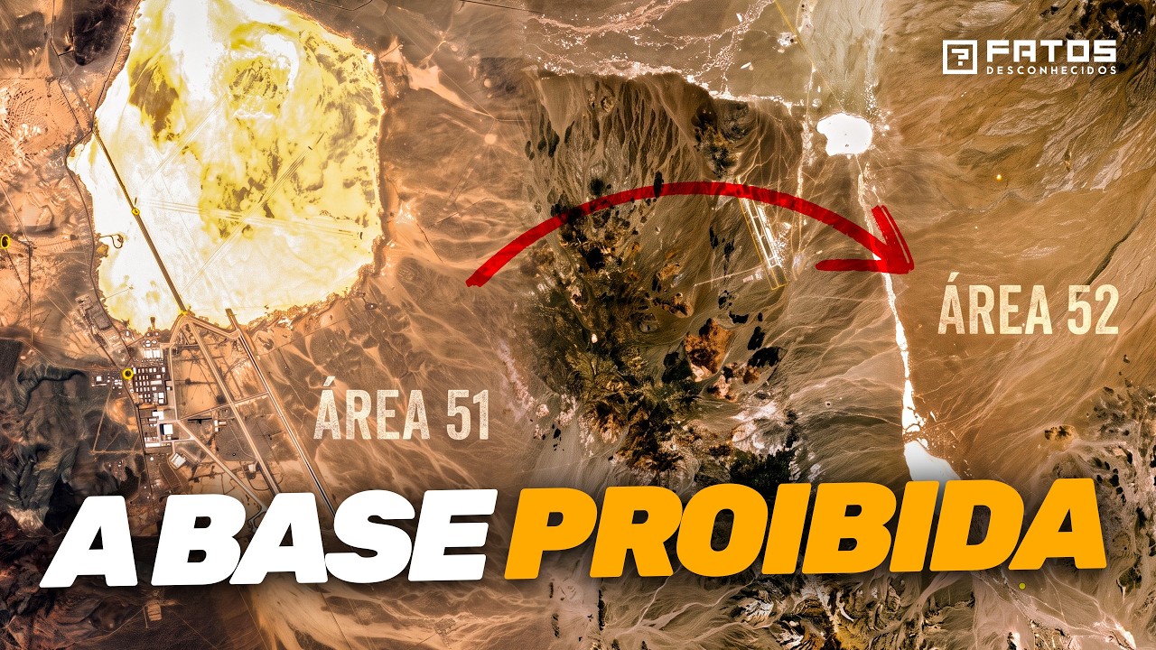 Área 52... a área misteriosa vizinha da Área 51