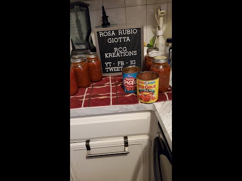 Pressure Canning Spaghetti Sauce with Ground Beef...
