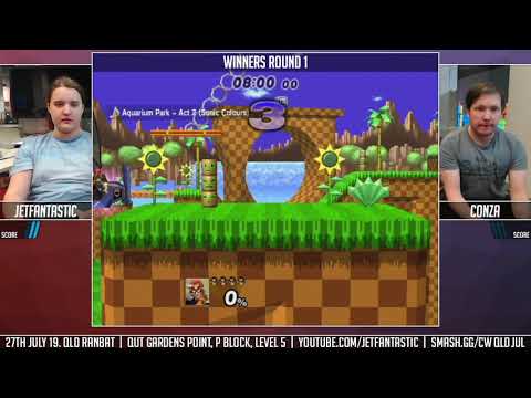 CWQLDJuly Project M  - Winners Finals - Jetfantastic (Ganondorf) vs ConZa (Captain Falcon)