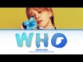 Jimin (지민) 'Who' Lyrics (Color Coded Lyrics)