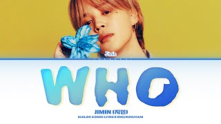Download lagu Jimin (지민) 'Who' Lyrics (Color Coded Lyrics) mp3 Download lagu Jimin (지민) 'Who' Lyrics (Color Coded Lyrics) mp3