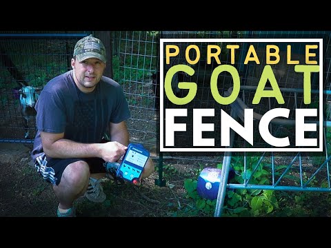 STARKLINE ELECTRIC NETTING FENCE | Setting up our Portable Electric Goat Fencing