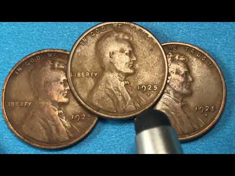 DC Minutes US 1925 Lincoln Pennies - $200,000 For Best Three United States Coins