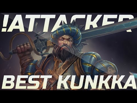 !Attacker, World's Best Kunkka Player in Dota 2 - EPIC Gameplay Compilation NEW 7.22 Patch