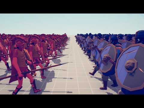 [500x BATTLE] HOPLITES vs VIKINGS - Totally Accurate Battle Simulator