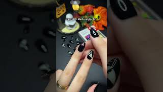 Nocturnal Prowl 🐈‍⬛🌙 | Glow-in-the-Dark Halloween Press-On Nails | CurvLife
