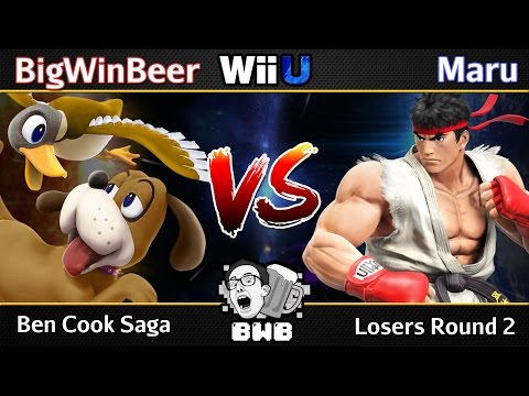 BWSmash Ben Cook Saga - Losers Round 2 - BigWinBeer (Duck Hunt) VS Maru (Ryu)