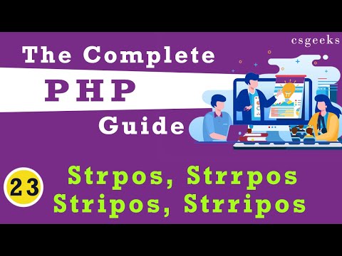 PHP Tutorial 23 strpos strrpos stripos strripos