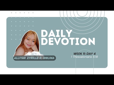 12FEB2024 | 1 Thessalonians 5:18 “Cultivate a Thankful Heart”