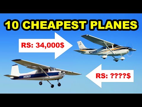 Top 10 Cheapest Planes in the world | 10 Cheapest Airplanes Anyone Can Buy | Military 360