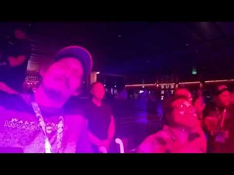 JK and AJ laughing after Deadmau5 blows speakers during E3 afterparty