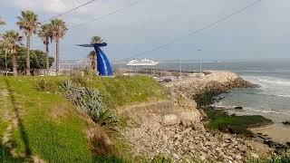 Seabourn Sojourn departing Lisbon