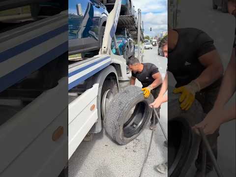 Fast repair truck tires
