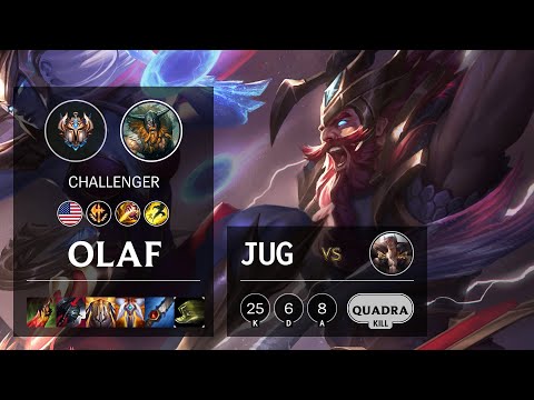 Olaf Jungle vs Sett - NA Challenger Patch 10.14
