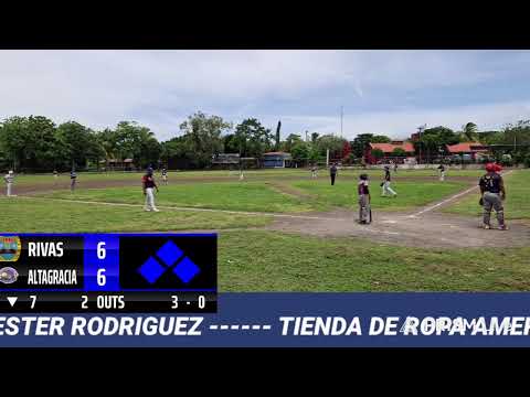 Campeonato Departamental de Beisbol Juvenil "A"   #_Rivas 🆚 #_Altagracia