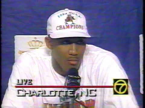 1994 Arkansas Razorbacks Championship Post Game interviews and Ceremony