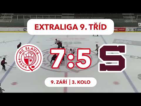 Extraliga 9. tříd, 3. kolo: HC Slavia Praha – HC Sparta Praha 7:5